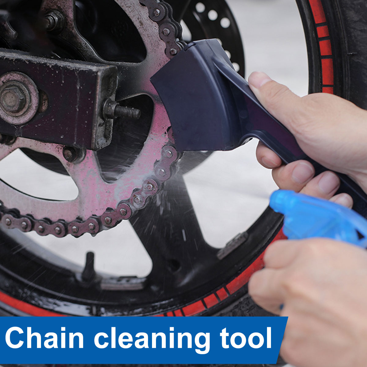 Cyclo Gear - Motorcycle Bike Chain Cleaner Dual Heads