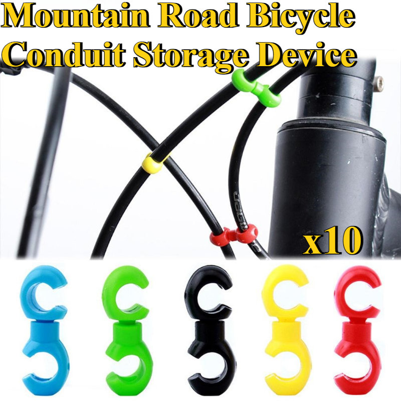 Cyclo Gear - 10Pcs/Set Plastics Bike Cross Line Clips