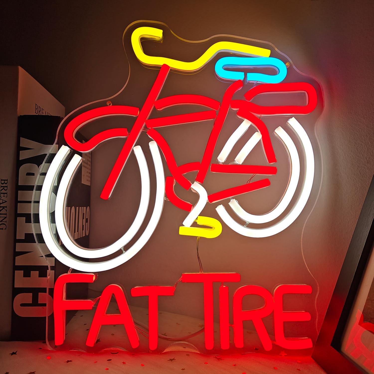 Cycling Gear Store - Fat Tire Bike LED Neon Sign
