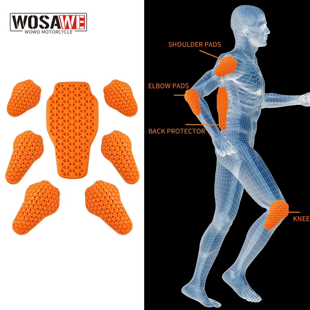 Cyclo Gear - WOSAWE Motorcycle Jacket Lining Protectors Pad