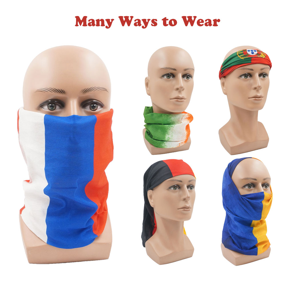 Cycling Gear Men - European Countries Face & Neck Gaiter
