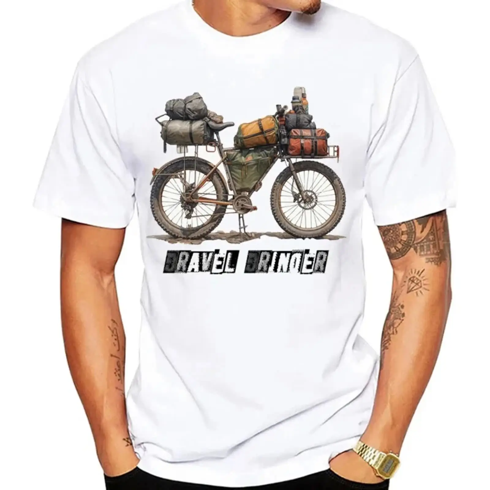 Cycling Gear Design - Gravel Bikepacking Cycling T Shirt Summer