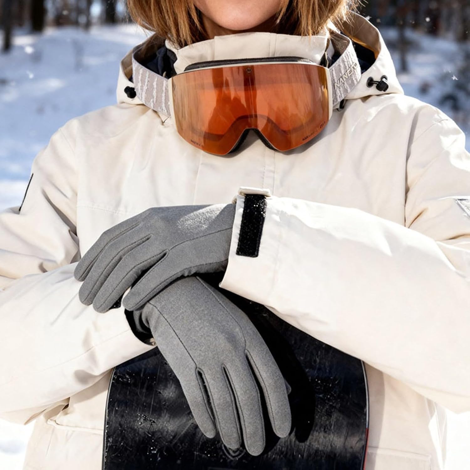 Winter Thermal Windproof Glove - Cycling Gear Cold Weather ulasan dan harga