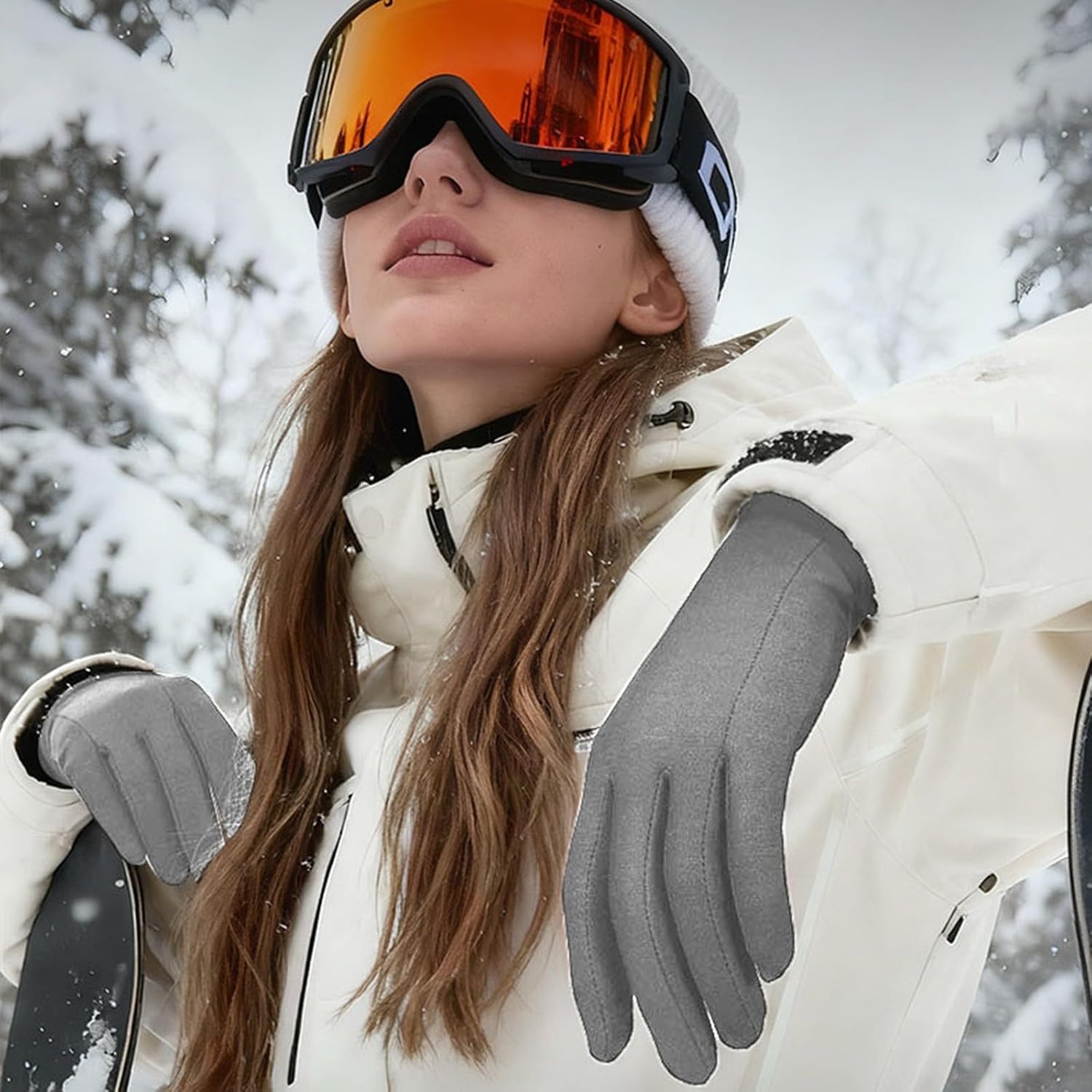 Winter Thermal Windproof Glove - Cycling Gear Cold Weather ulasan dan harga