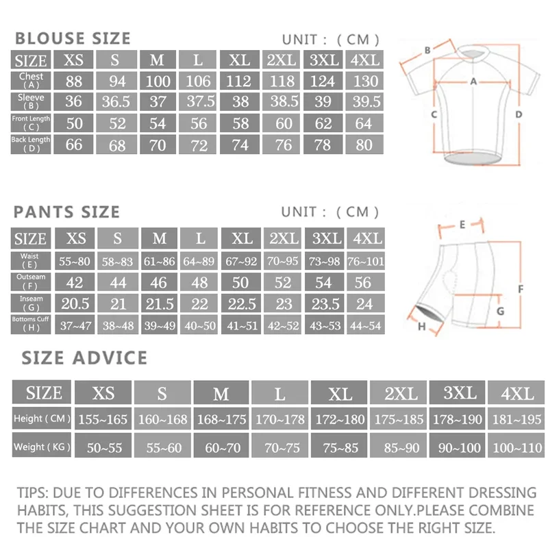 Arkea Cycling Jersey Sets for  - Cycling Gear Men ulasan dan harga