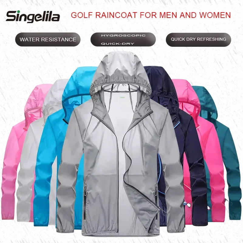 Golf Raincoat Lightweight Jack - Cycling Gear Men ulasan dan harga