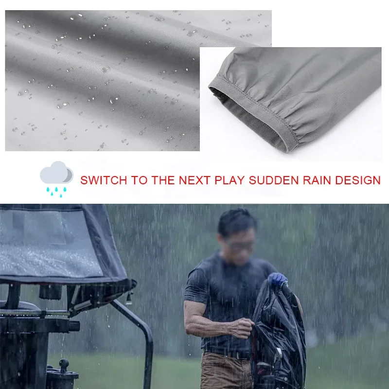 Golf Raincoat Lightweight Jack - Cycling Gear Men ulasan dan harga
