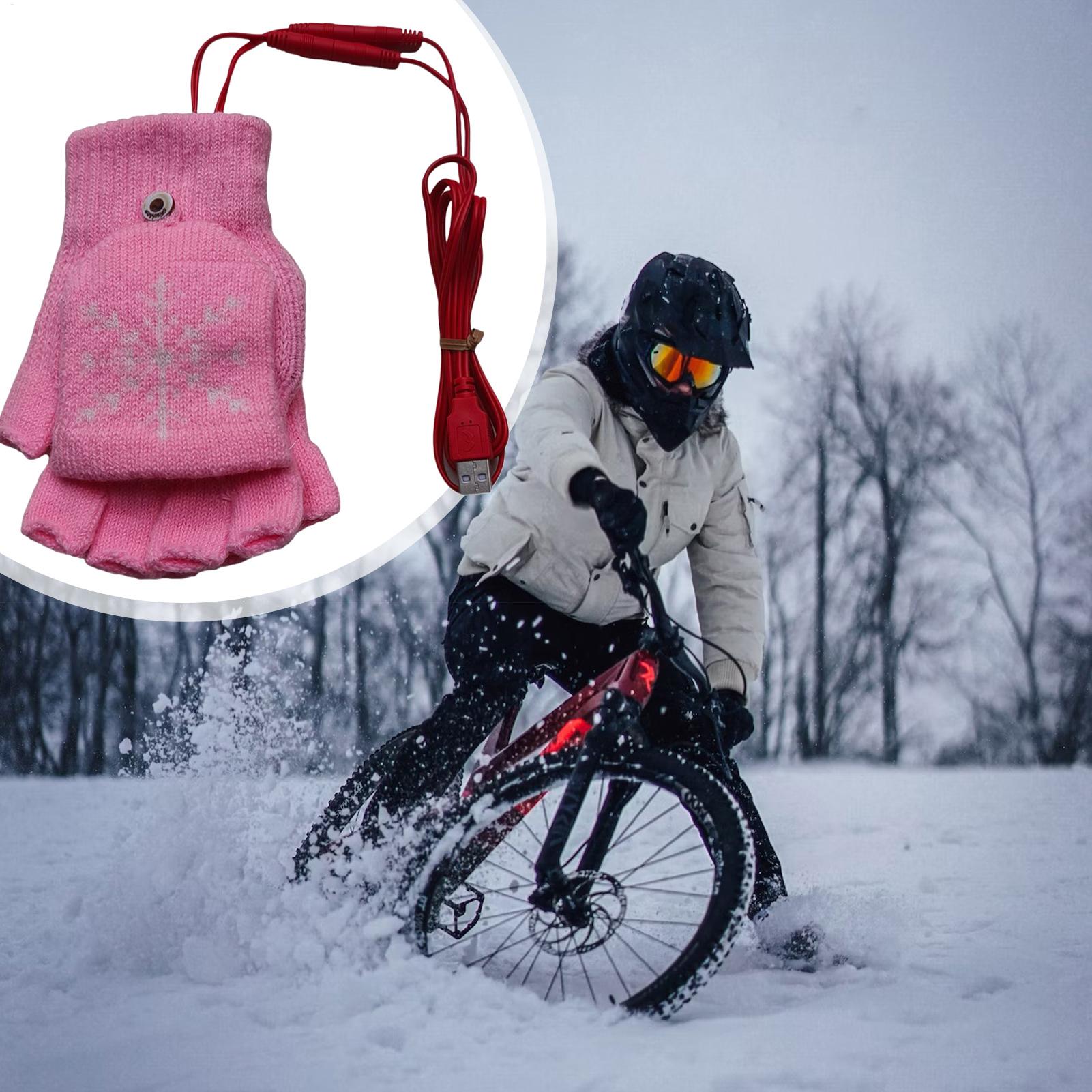 Heated Gloves Fingerless USB H - Cycling Gear Cold Weather ulasan dan harga