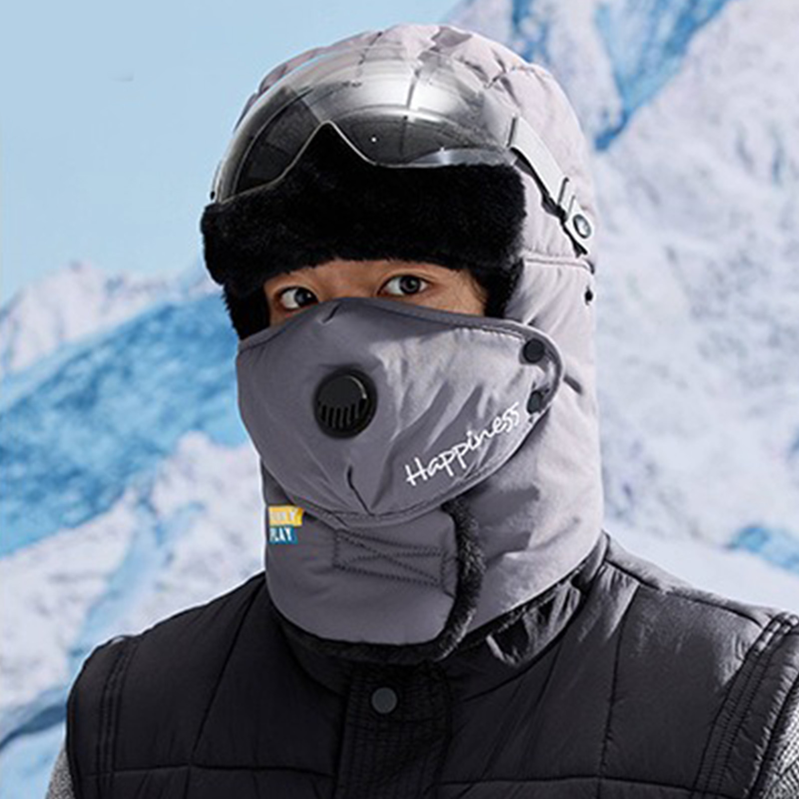 Thermal Winter Hat Fleece Line - Cycling Gear Cold Weather ulasan dan harga
