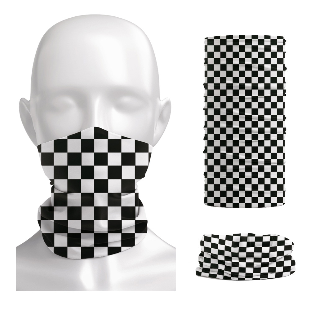 Checkered Ska Printed Headband - Cycling Gear Men ulasan dan harga